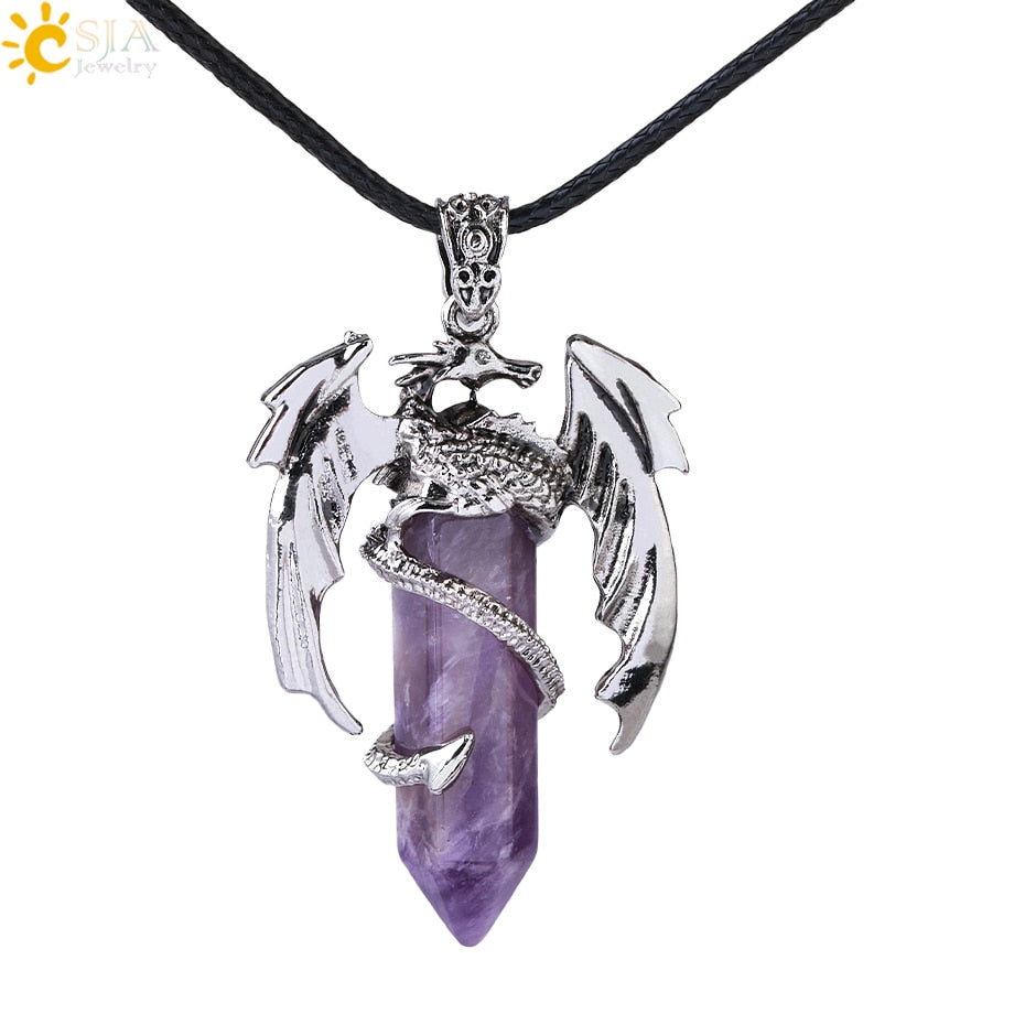 Crystal Dragon Necklace