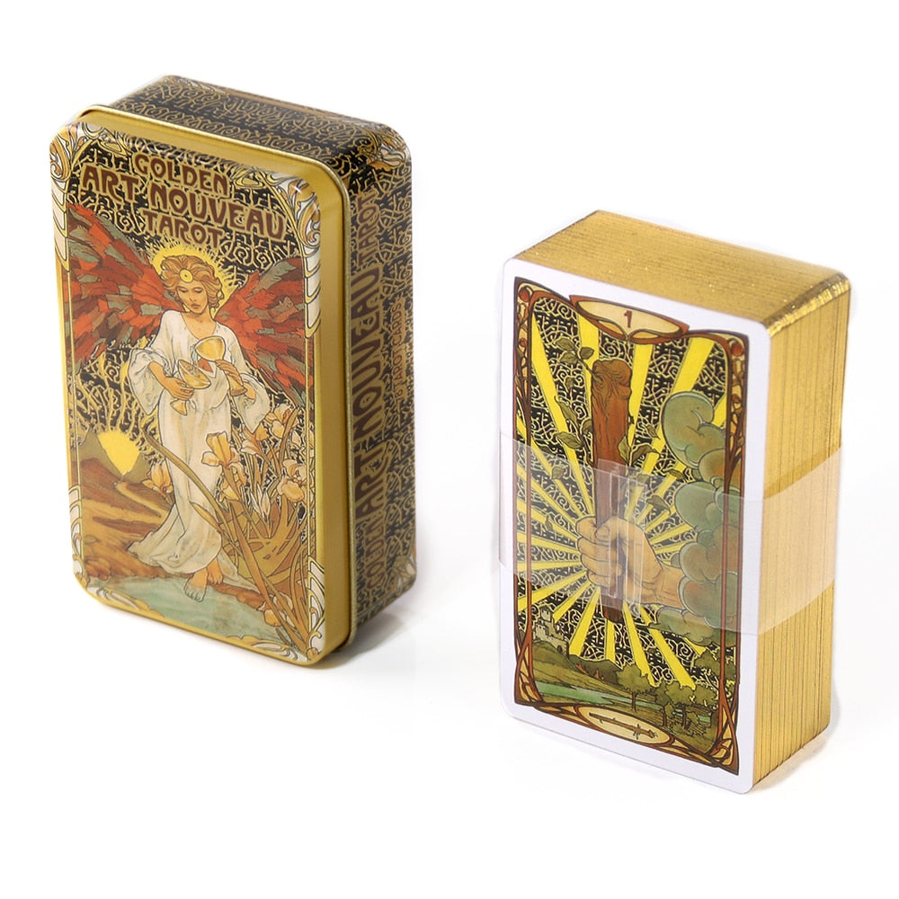 Tarot Cards w/ Metal carrier