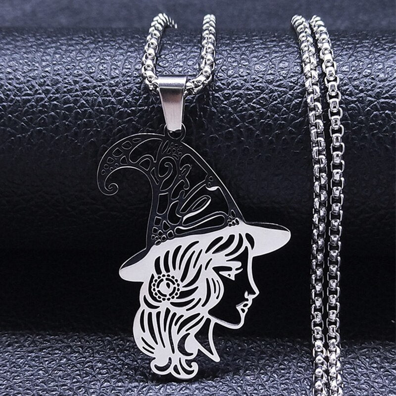 Stainless Steel Witch Necklaces