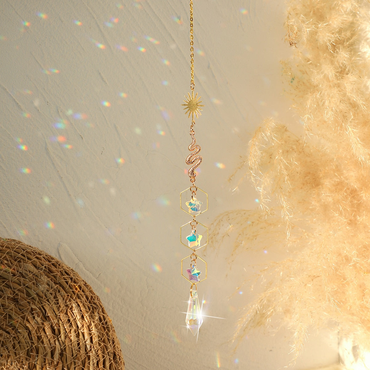 Suncatcher Crystal Sun and Moon Crystals