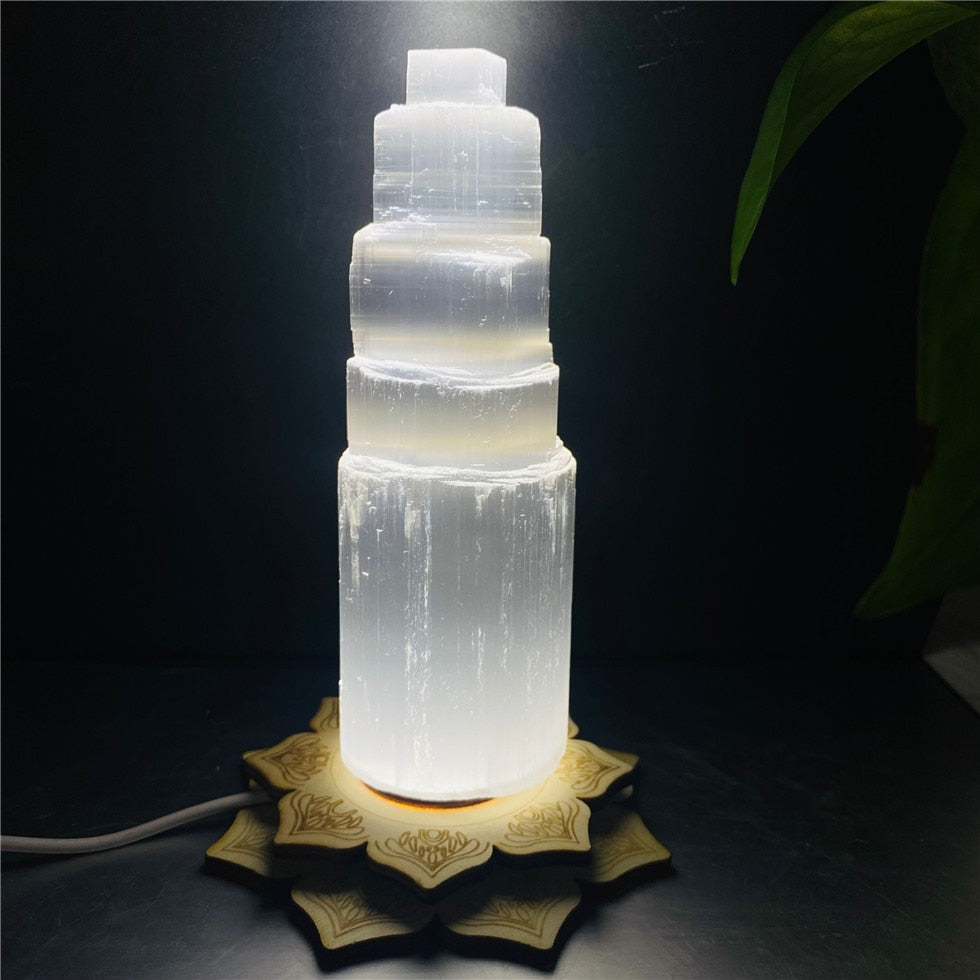 6-20cm Selenite Lamp