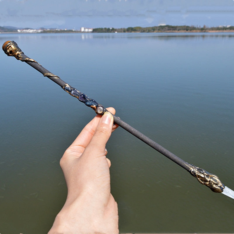 Witch Natural Crystal Wood Wand