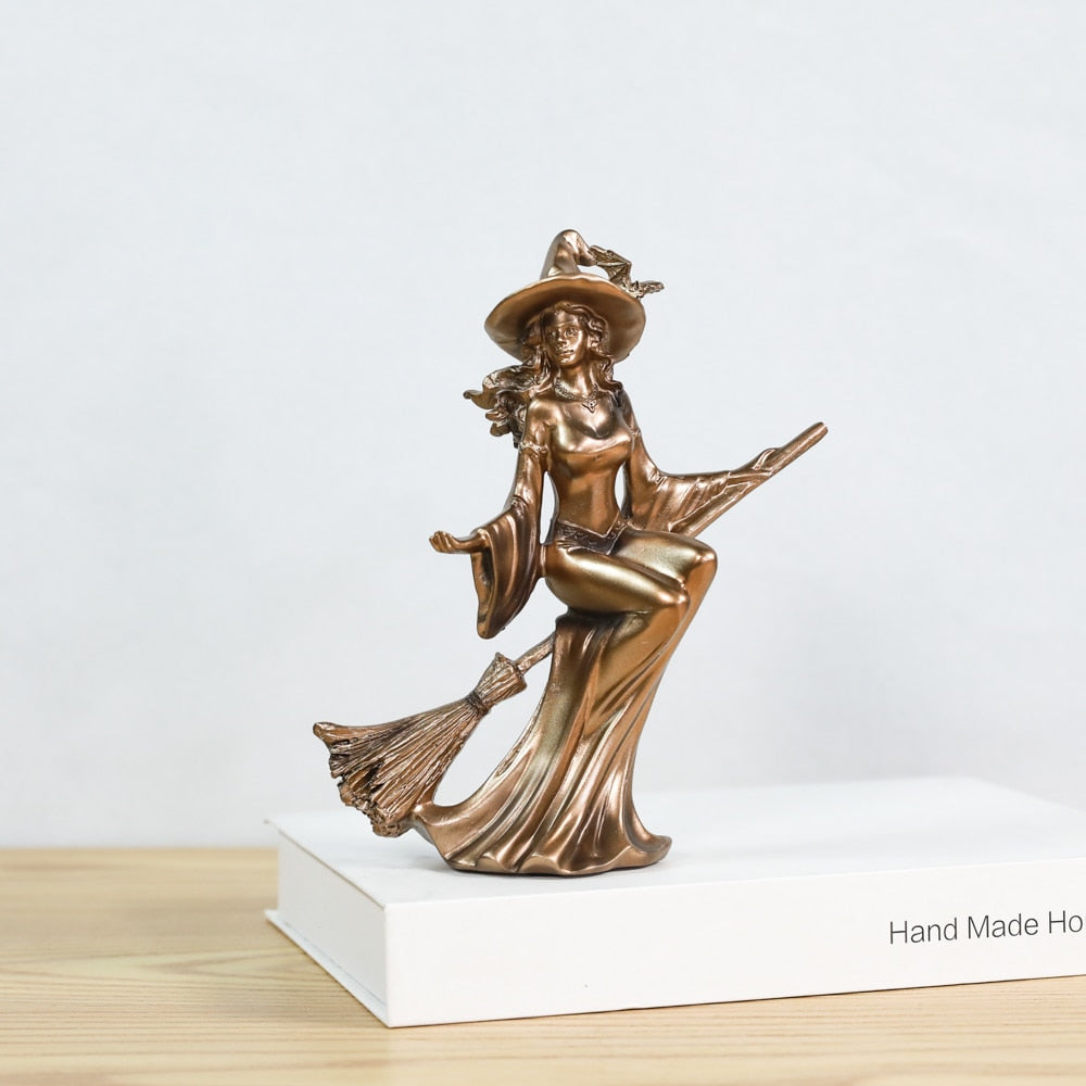 Nordic Witch Doll Statue