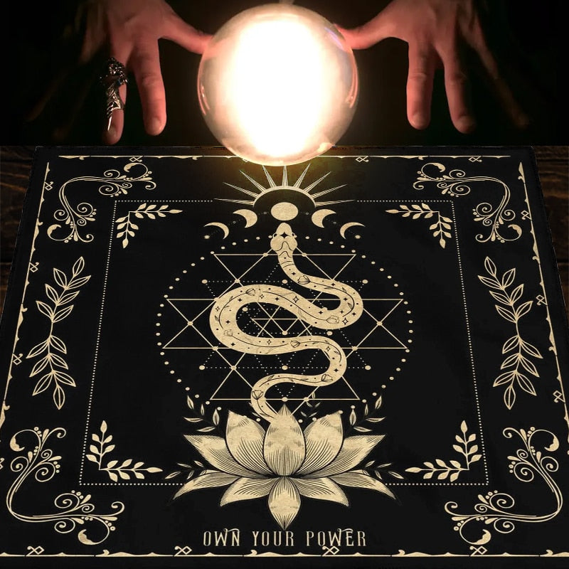 Altar Cloth snake tarot