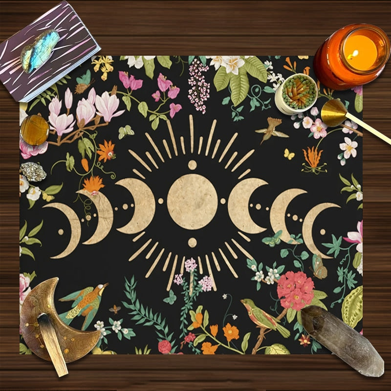 Triple Moon Altar Cloth