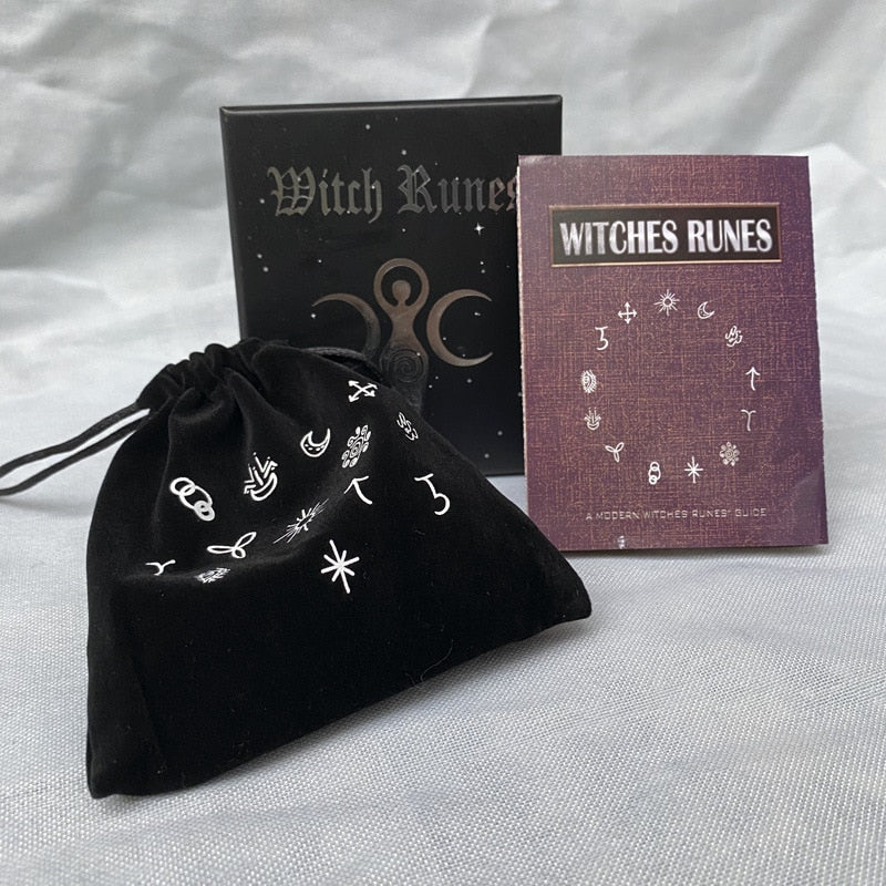 Witchcraft Wood Runes & Tarot Cards