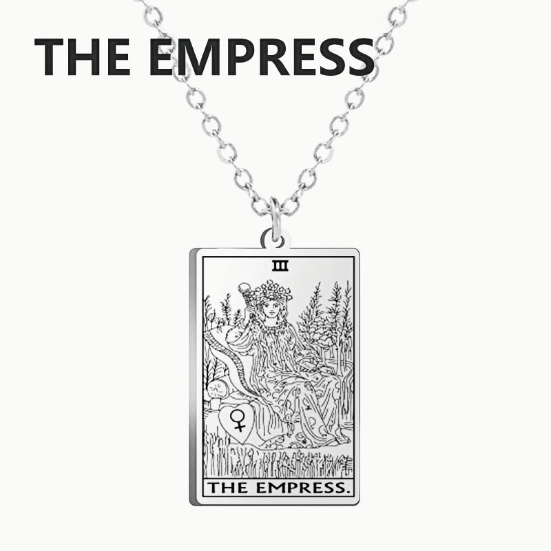 Tarot Cards Pendant Necklace