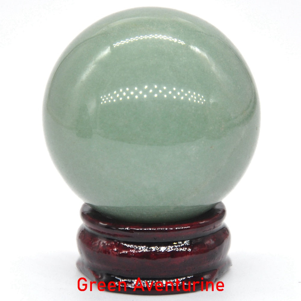 40MM Natural Crystal Sphere